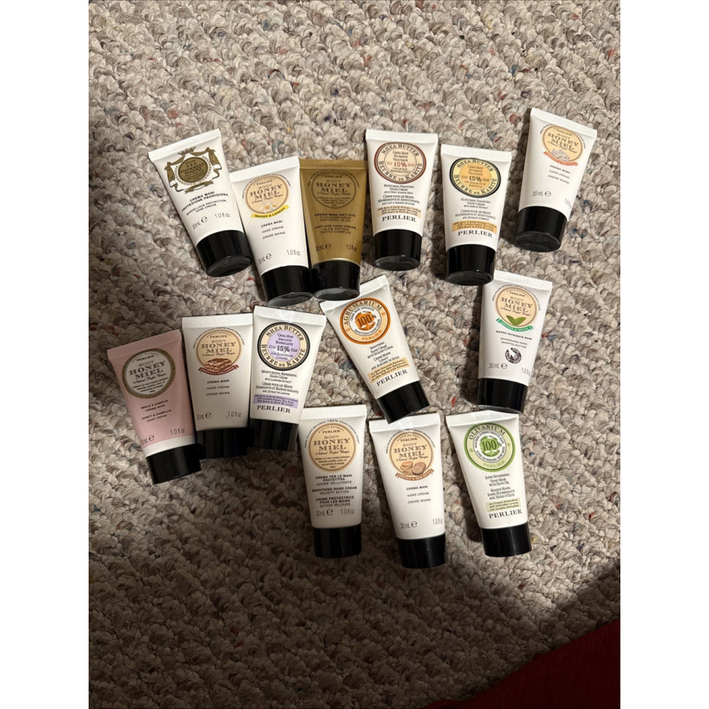 #Perlier 14 Piece Mini Assorted Body Hand Cream Lot Bundle - SEALED BRAND NEW